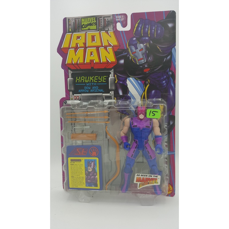 ToyBiz Marvel Comics Iron Man Hawkeye with Bow and Arrow Arsenal