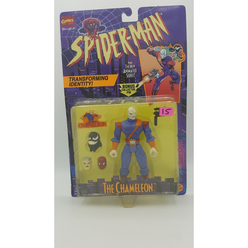 ToyBiz Marvel Comics Spider-Man The Chameleon with Transforming Identity