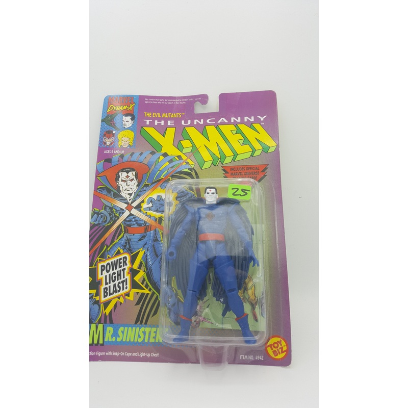 ToyBiz Marvel Comics The Uncanny X-men Mr Sinister with Power Light Blast