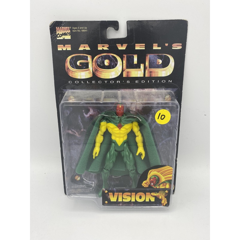 ToyBiz Marvel’s Gold Collector’s Edition Vision Action Figure