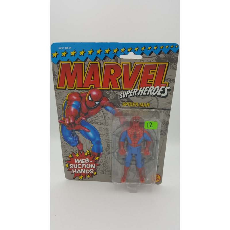 ToyBiz Marvel Superheroes Spider-man with Web-Suction Hands Action Figure