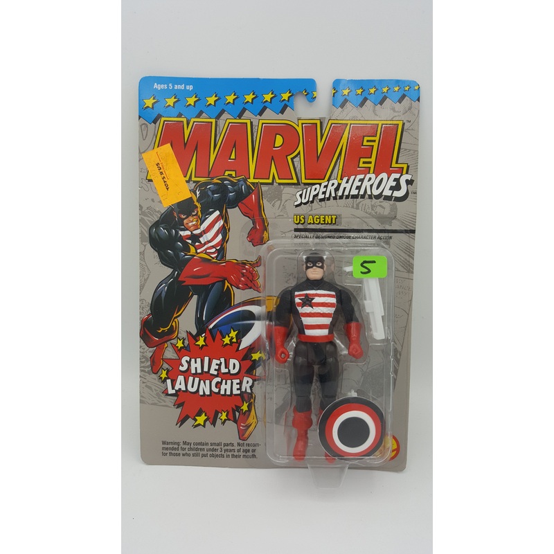 ToyBiz Marvel US Agent with Shield Launcher Action Figure