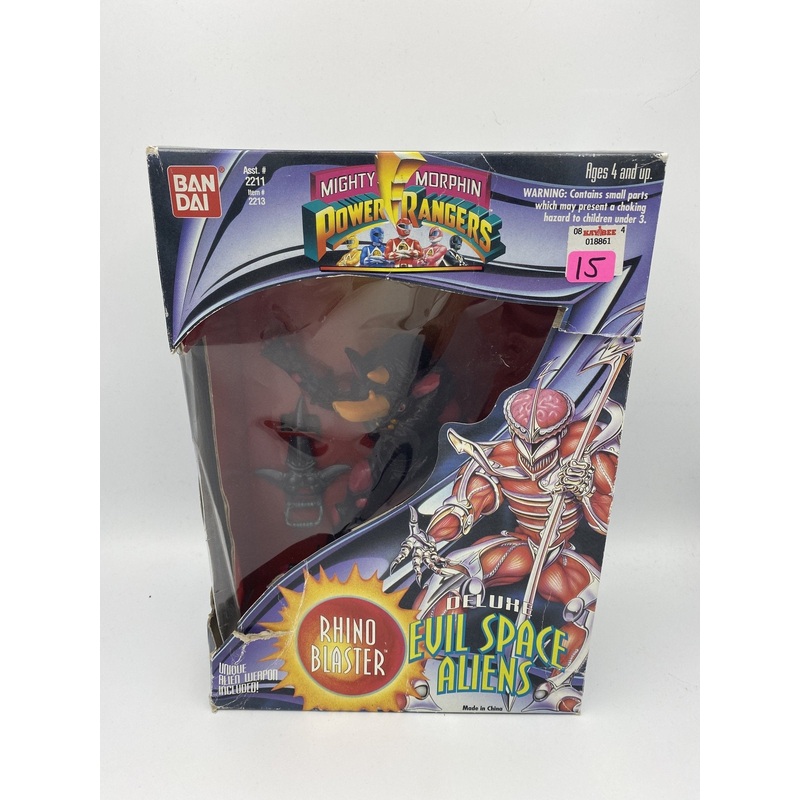 Bandai Saban’s Power Rangers Deluxe Full Space Aliens Rhino Blaster Action Figure
