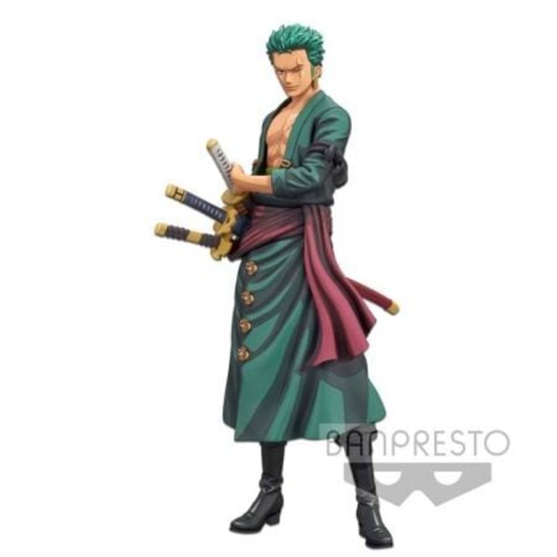 Banpresto One Piece Grandista Roronoa Zoro Manga Dimensions 11 Inch Figure