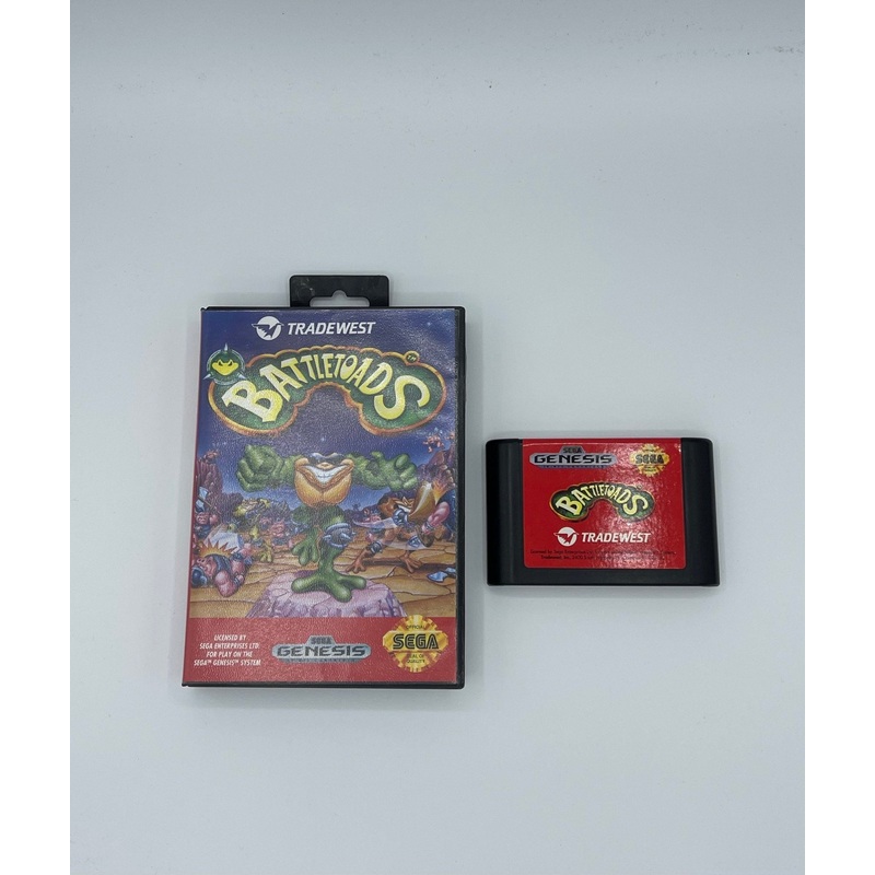 Battletoads Game for the Sega Genesis (In Box)