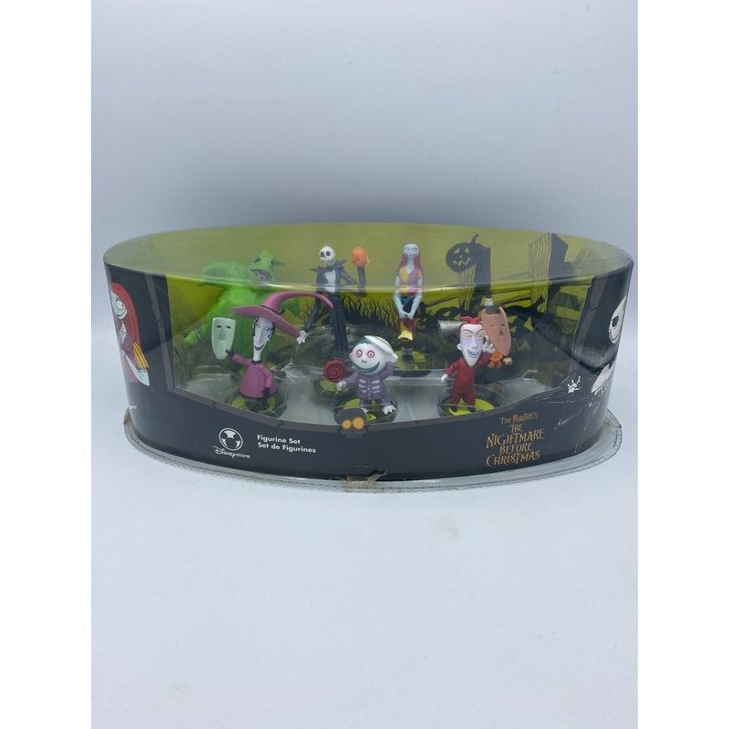 Disney Store Tim Burton’s Nightmare Before Christmas Figurine Set (Bubble Packaging)