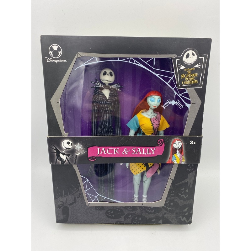 Disney Store Tim Burton’s Nightmare Before Christmas Jack & Sally 6 Inch Figures