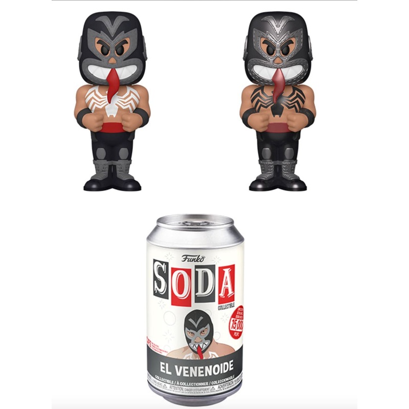 Funko Vinyl Soda Marvel Luchadores Venom w/ Possible Chase