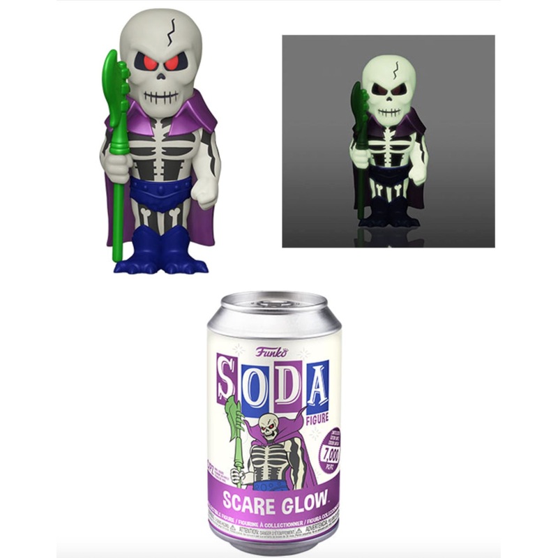 Funko Vinyl Soda Masters of the Universe (MOTU) Scare Glow w/ Possible Chase