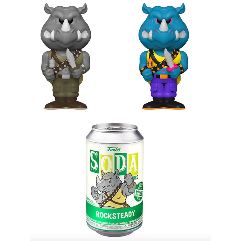 Funko Vinyl Soda Teenage Mutant Ninja Turtles (TMNT) Rocksteady w/ Possible Chase
