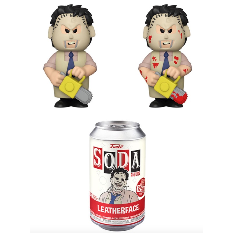 Funko Vinyl Soda Texas Chainsaw Massacre Leatherface w/ Possible Chase