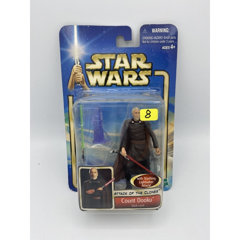 Hasbro Star Wars Attack of the Clones Count Dooku Dark Lord Figure