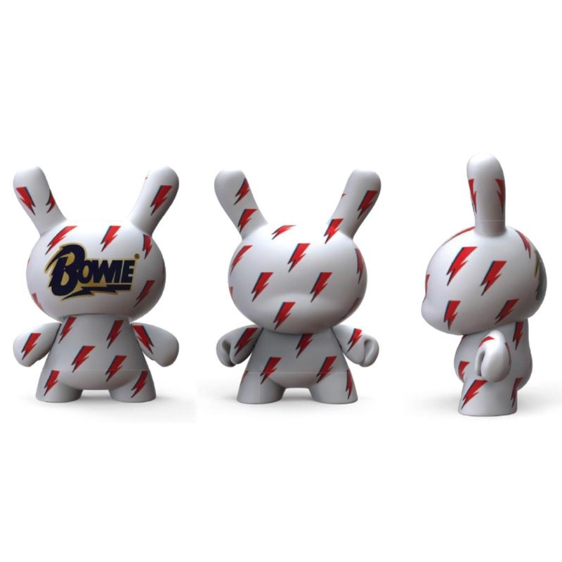 Kidrobot David Bowie Icon Lightning Bolt 8 Inch Dunny Art Figure