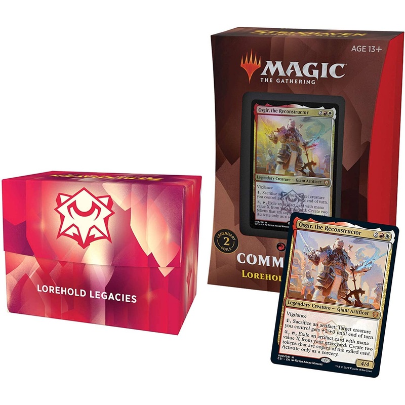 Magic the Gathering: MTG Strixhaven Commander 2021 Deck – Lorehold Legacies (Red-White)