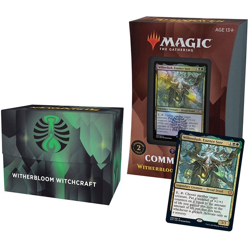 Magic the Gathering: MTG Strixhaven Commander 2021 Deck – Witherbloom Witchcraft (Black-Green)
