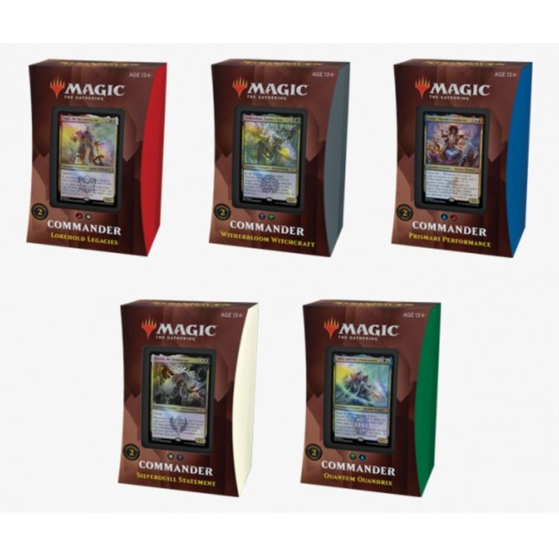 Magic the Gathering: MTG Strixhaven Commander Decks (set of 5)