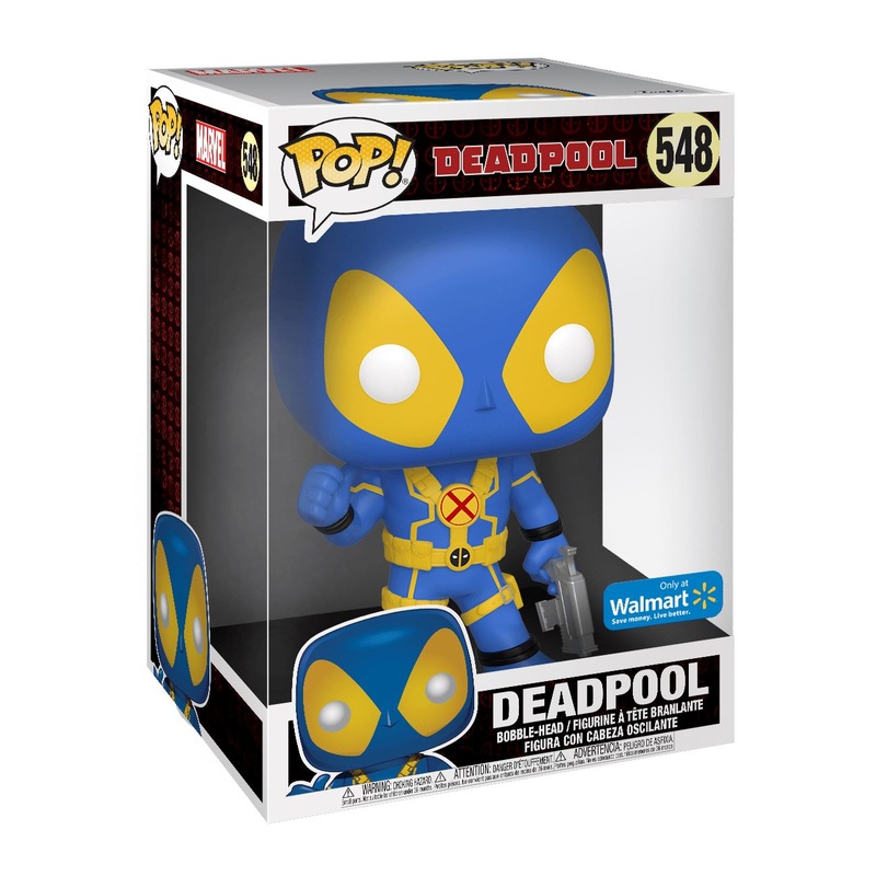 Marvel Deadpool (Blue/Yellow) 10 Inch Exclusive Funko Pop! #548