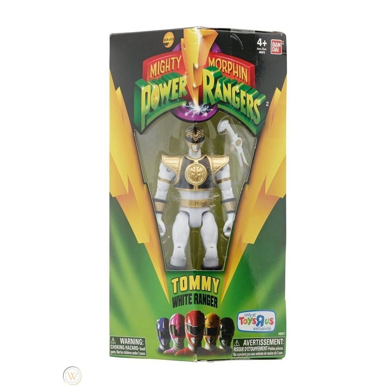 Mighty Morphin Power Rangers Tommy White Ranger (Toys R Us Exclusive) Action Figure