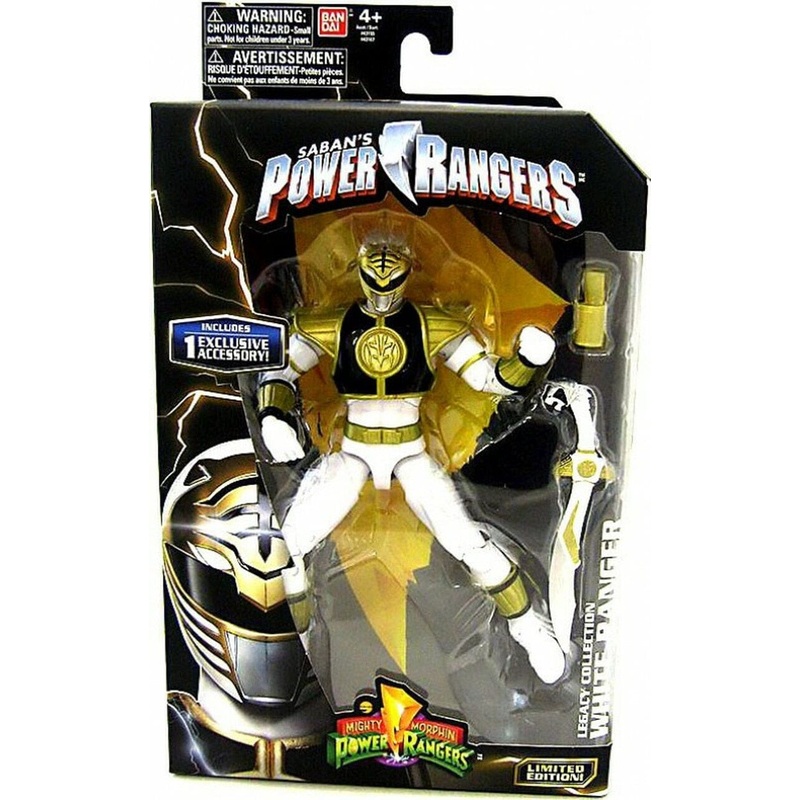 Mighty Morphin Power Rangers White Ranger Legacy Action Figure