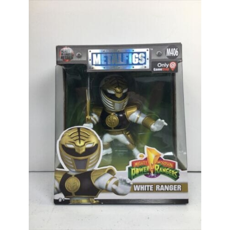 Mighty Morphin Power Rangers White Ranger Metalfigs Metal Action Figure