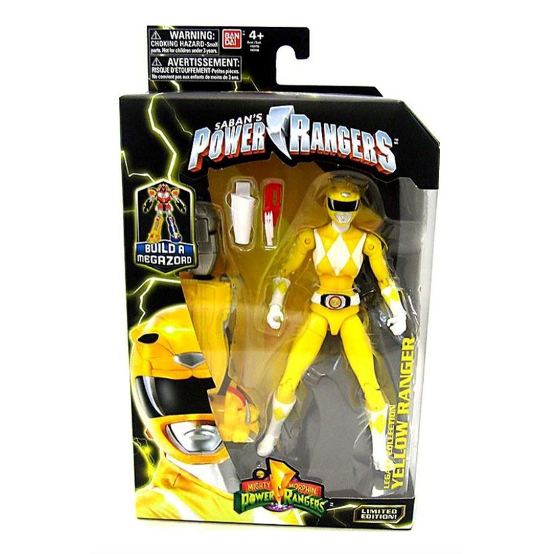 Mighty Morphin Power Rangers Yellow Ranger Legacy (Build a Figure) Action Figure