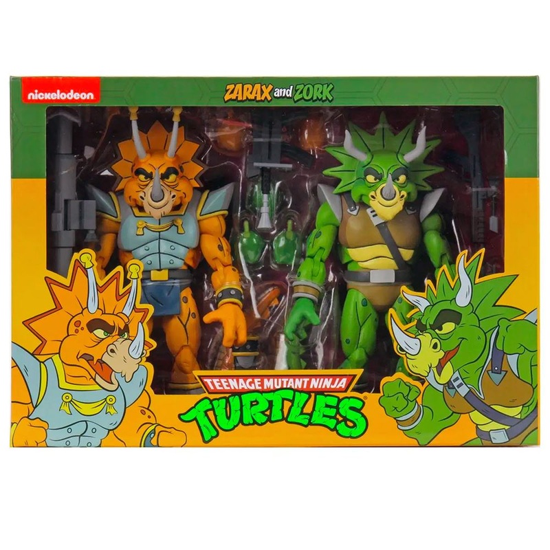 Neca Teenage Mutant Ninja Turtles (TMNT) Zarax and Zork 7 Action Figure 2 Pack