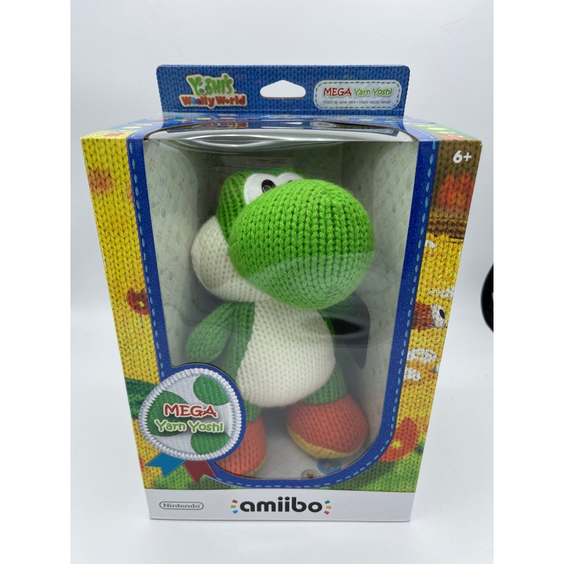 Nintendo Amiibo Mega Yarn Yoshi Figure New