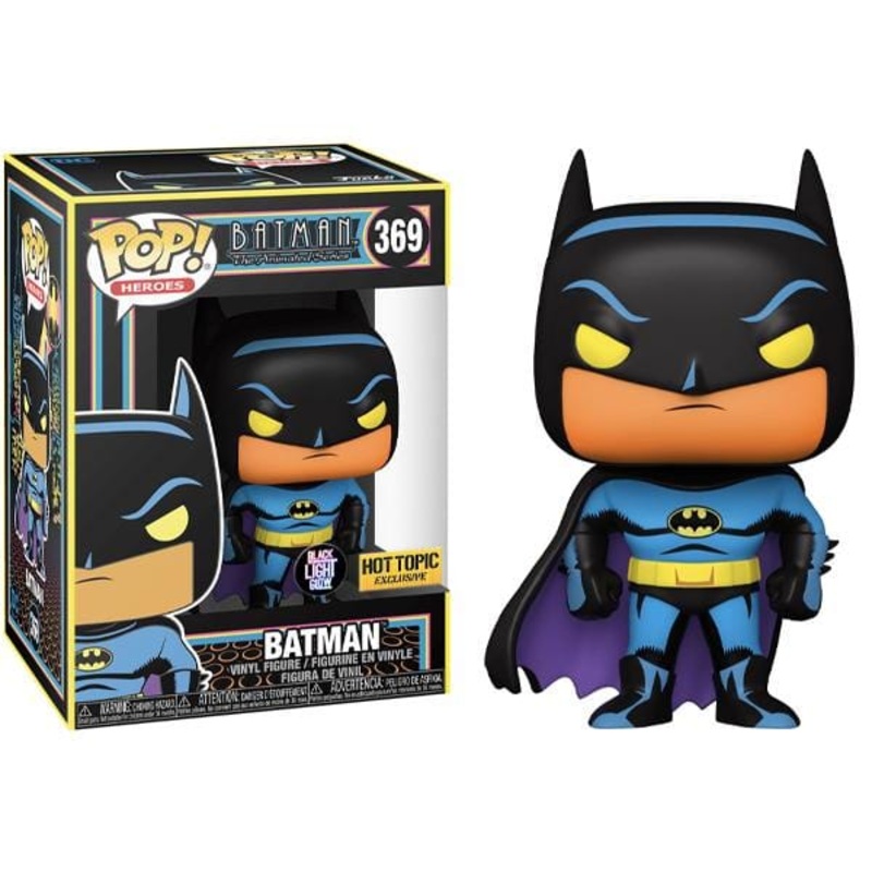 Batman The Animated Series Batman Blacklight Exclusive Funko Pop! #369