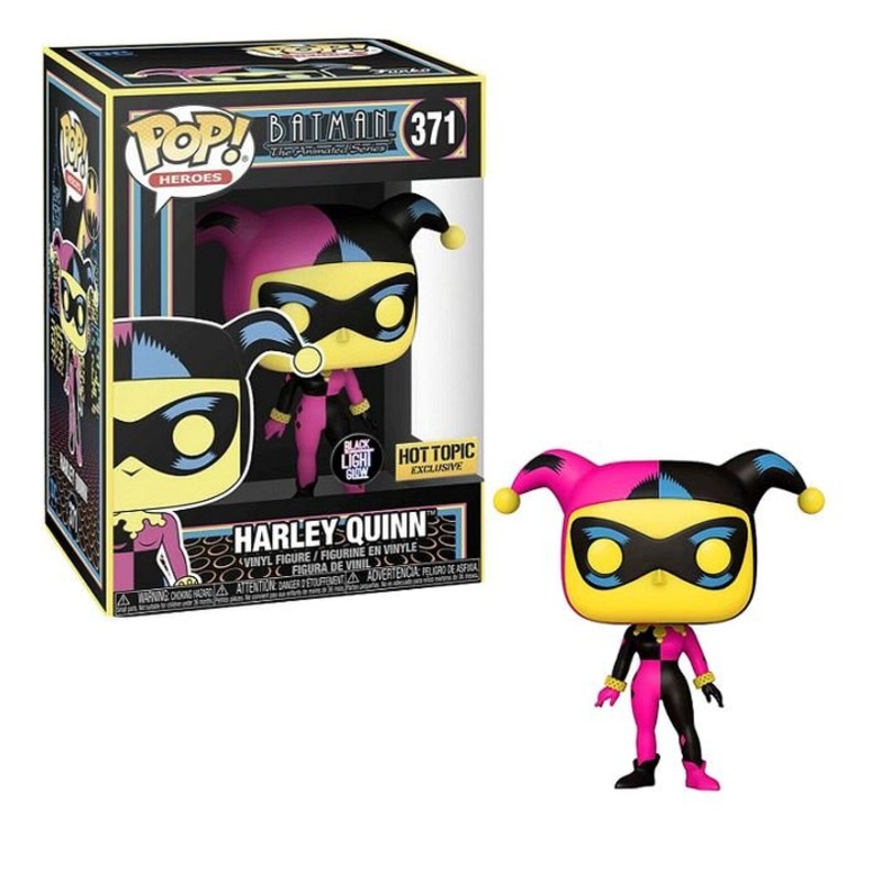 Batman The Animated Series Harley Quinn Blacklight  Exclusive Funko Pop! #371