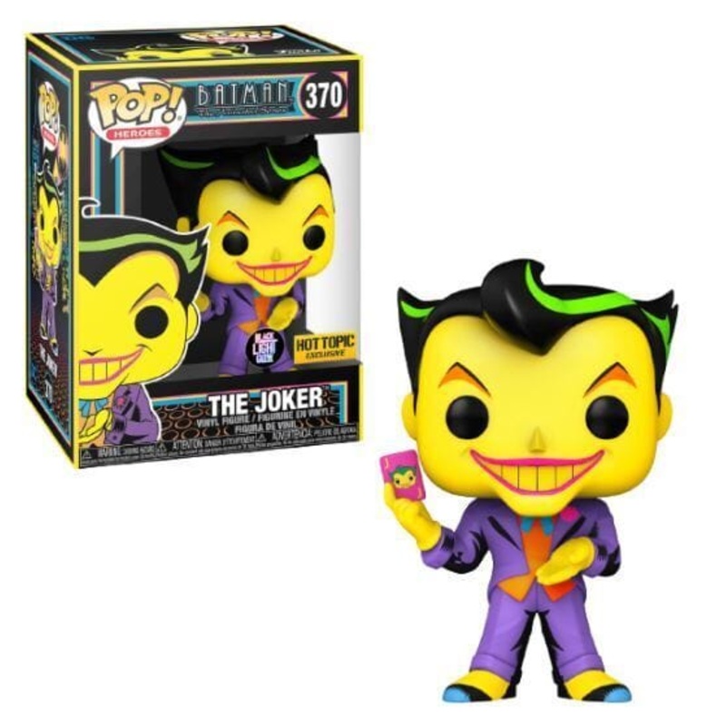Batman The Animated Series The Joker Blacklight  Exclusive Funko Pop! #370