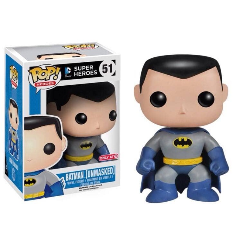 DC Super Heroes Batman (Unmasked) Exclusive Funko Pop! #51