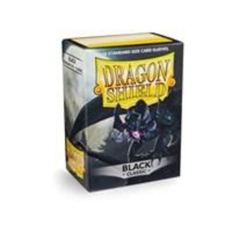 Dragon Shield Standard Size Card Sleeves 100 Count Classic Black