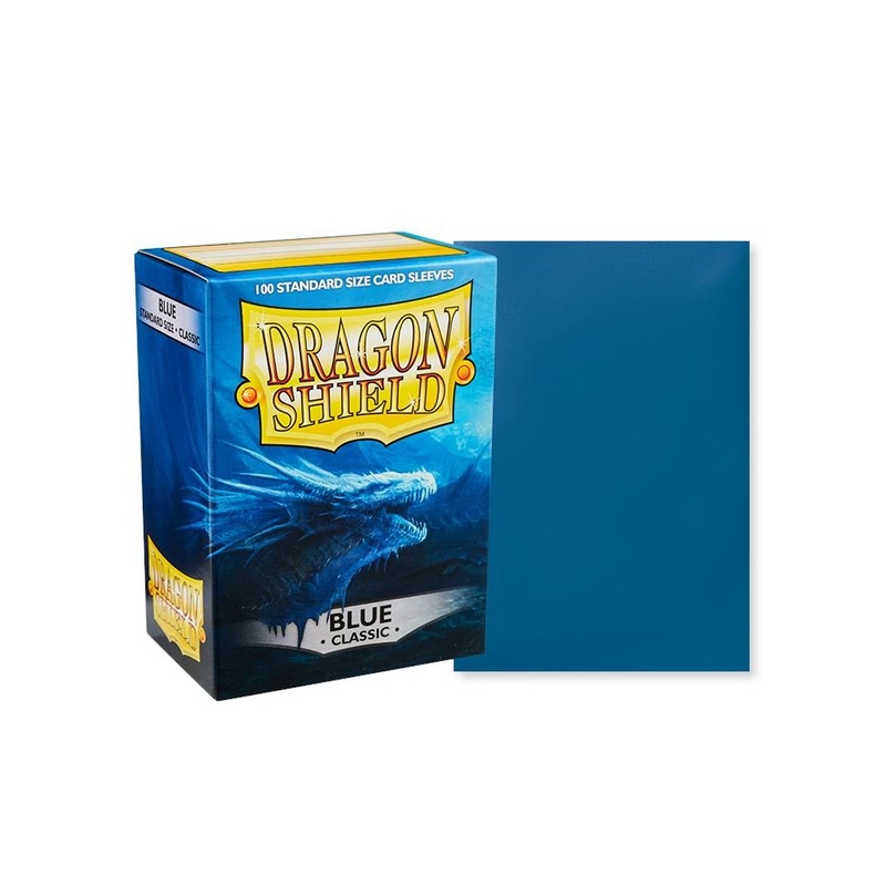 Dragon Shield Standard Size Card Sleeves 100 Count Classic Blue