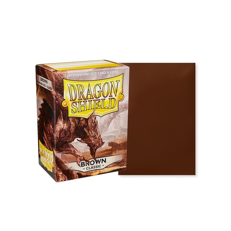 Dragon Shield Standard Size Card Sleeves 100 Count Classic Brown