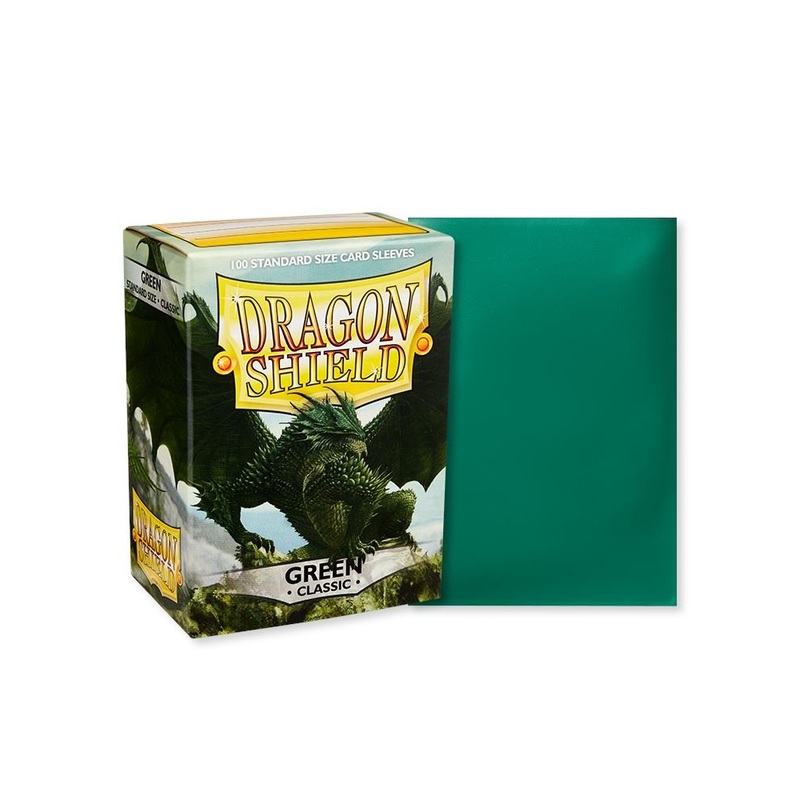 Dragon Shield Standard Size Card Sleeves 100 Count Classic Green