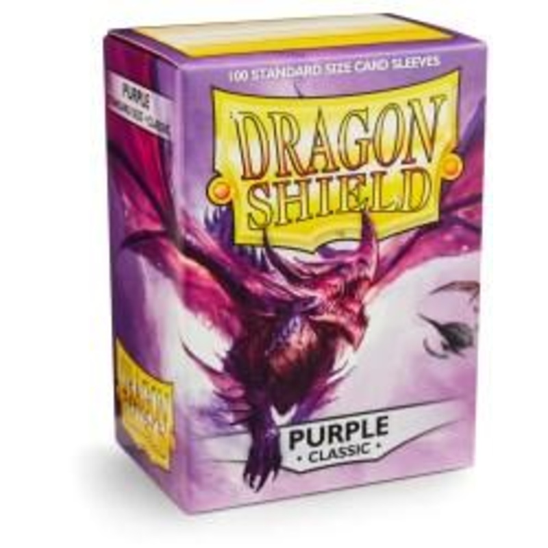 Dragon Shield Standard Size Card Sleeves 100 Count Classic Purple