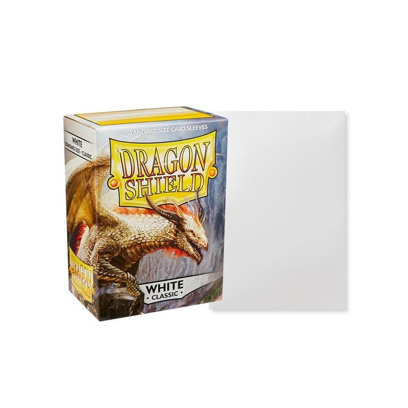 Dragon Shield Standard Size Card Sleeves 100 Count Classic White