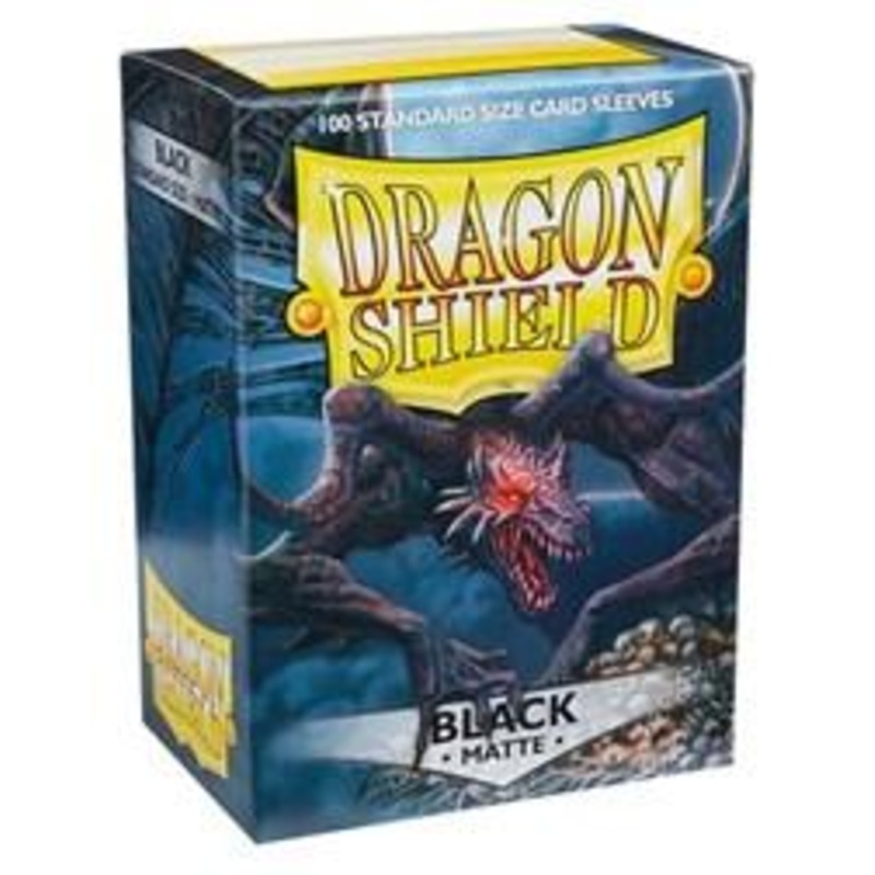Dragon Shield Standard Size Card Sleeves 100 Count Matte Black