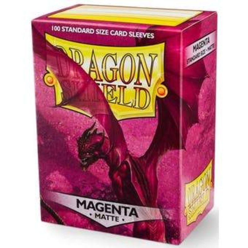 Dragon Shield Standard Size Card Sleeves 100 Count Matte Magenta