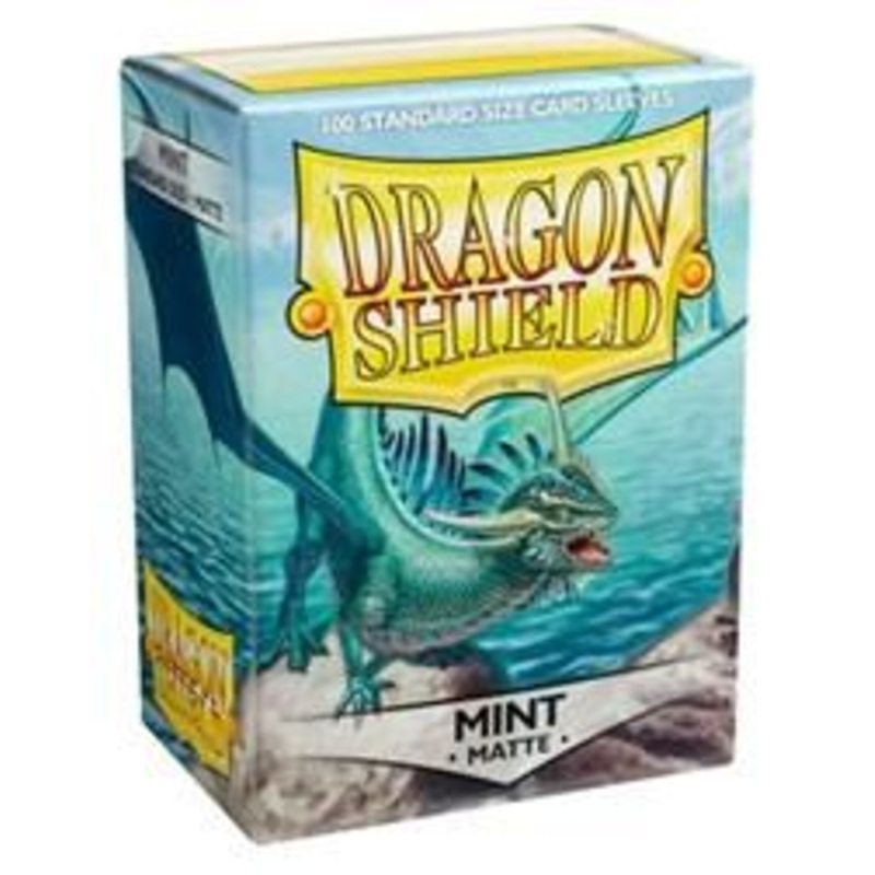 Dragon Shield Standard Size Card Sleeves 100 Count Matte Mint