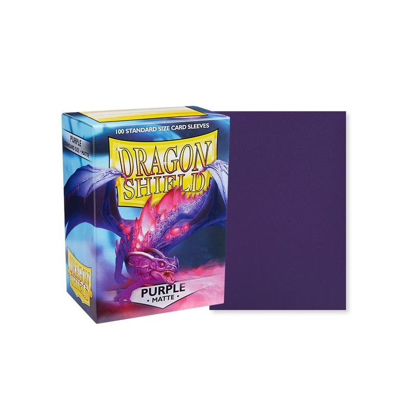 Dragon Shield Standard Size Card Sleeves 100 Count Matte Purple