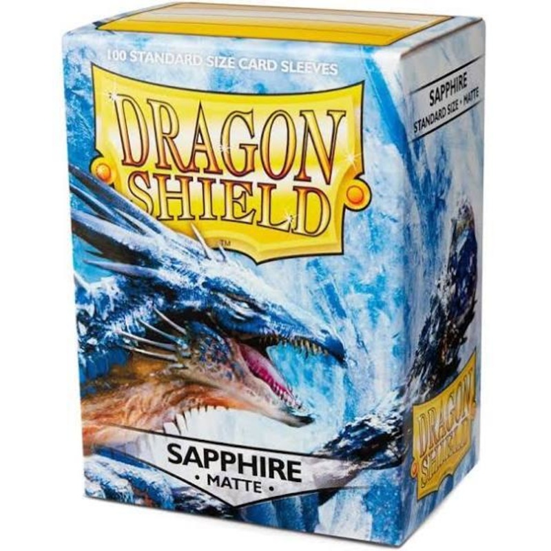 Dragon Shield Standard Size Card Sleeves 100 Count Matte Sapphire