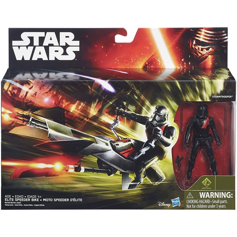 Hasbro Star Wars Force Awakens Elite Speeder Bike Action Figure
