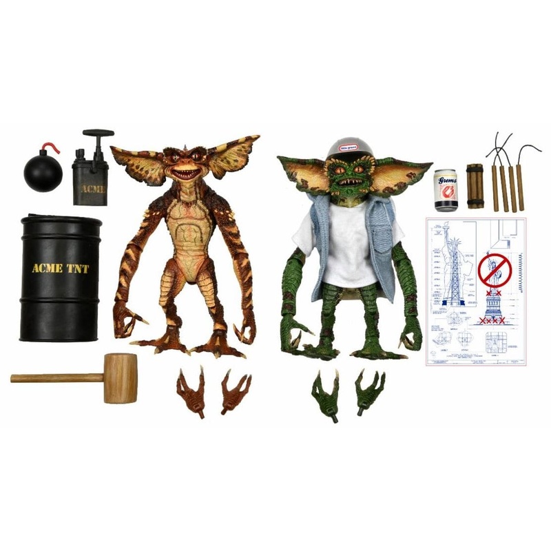 Neca Gremlins 2 The New Batch Demolition Gremlin 2 Pack 7 Inch Action Figures
