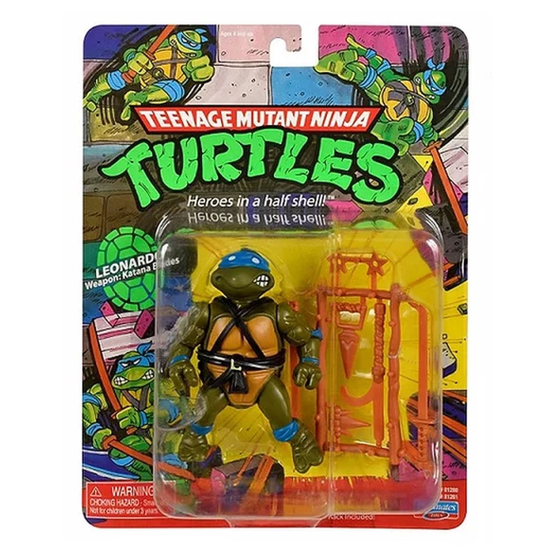 Playmates Leonardo Teenage Mutant Ninja Turtles (TMNT) Classic Action Figure