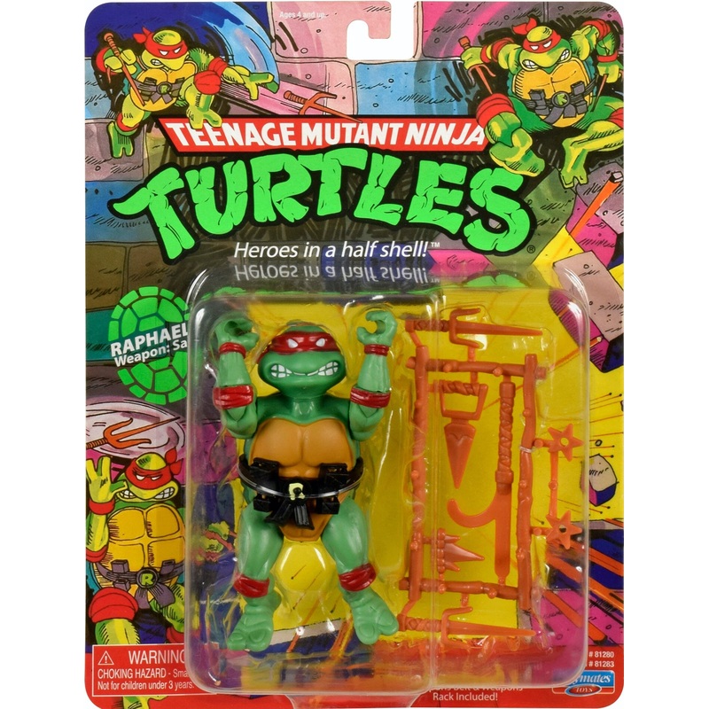 Playmates Raphael Teenage Mutant Ninja Turtles (TMNT) Classic Action Figure