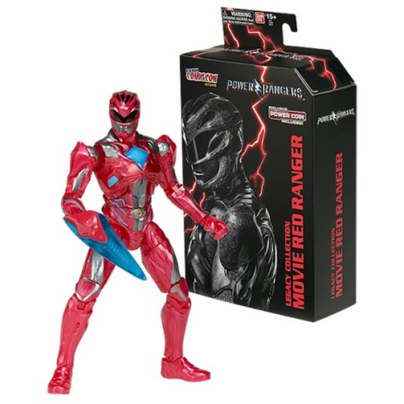 Power Rangers Movie Red Ranger (w/ Power Coin) NYCC Exclusive Legacy Action Figure