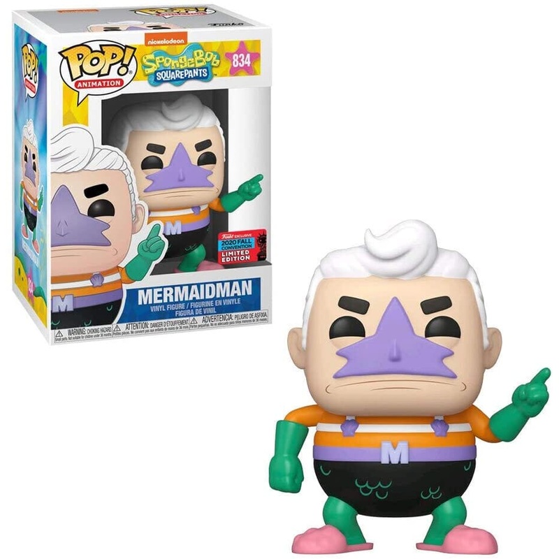Spongebob Squarepants Mermaidman Fall Convention Exclusive Funko Pop! #834