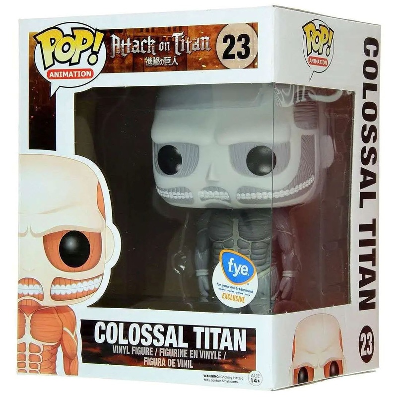 Attack on Titan Colossal Titan (Black and White) 6 Inch Exclusive Funko Pop! #23