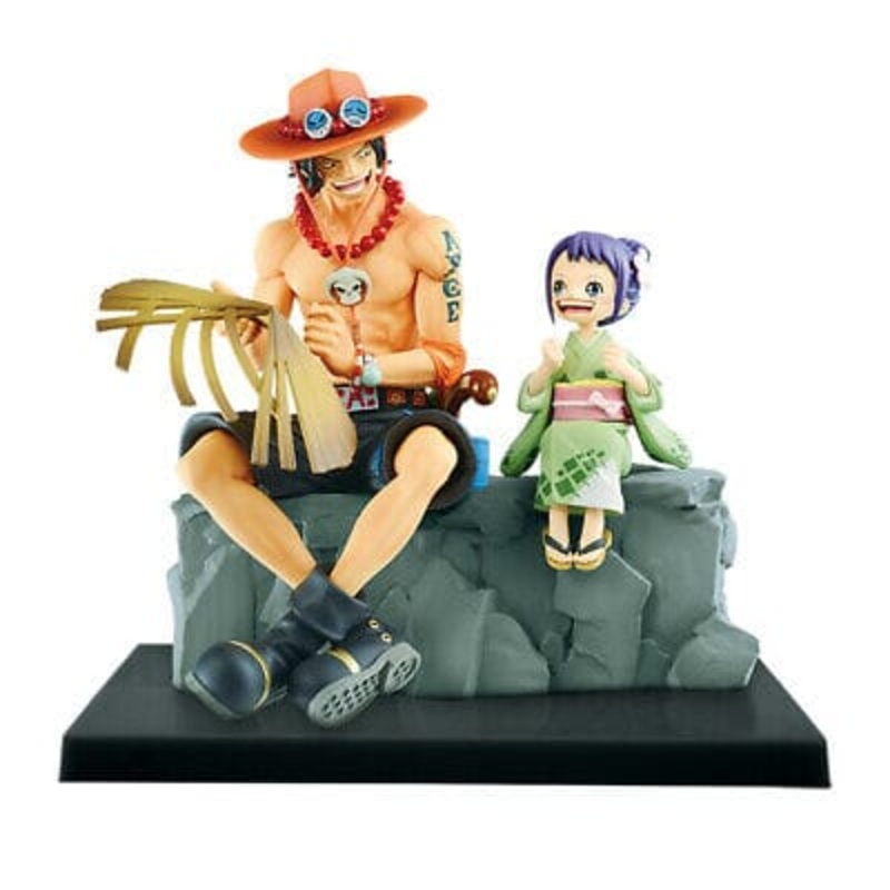 Bandai Ichiban Portgas D.Ace & Otama (Emorial Vignette) One Piece Figure